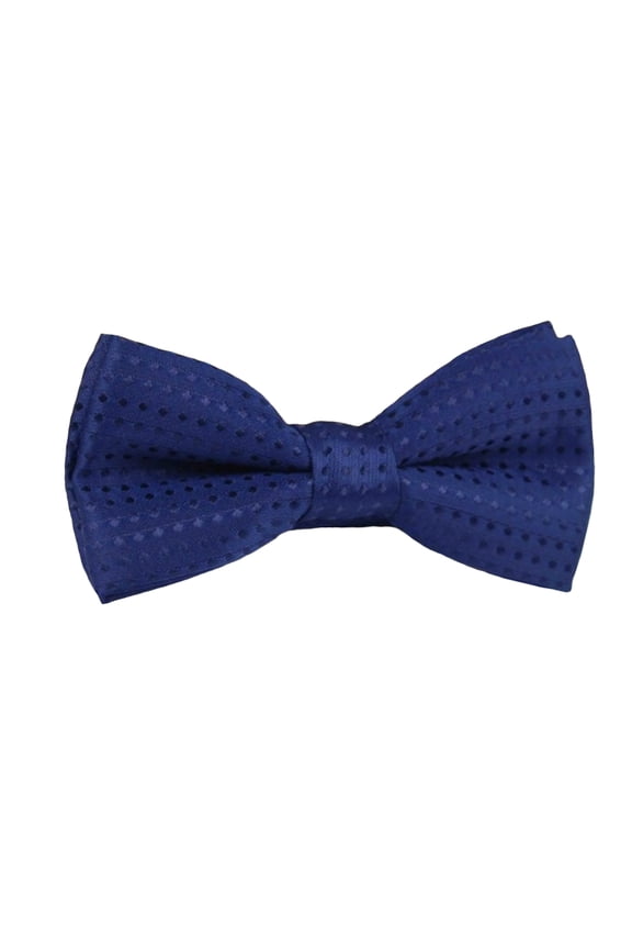 Boys Blue Polka Dot Pre-Tied Bow Ties for Formal Events