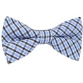 thumbnail image 1 of Boys Blue Pre-Tied Bowtie, Stripes, 1 to 10 years, 1 of 3