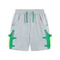 thumbnail image 1 of Boys Board Shorts Girls Boys Sport Cartoon Prints Casual Fashion Beach Cargo Shorts Boys Pants Grey 2 Years-3 Years, 1 of 5