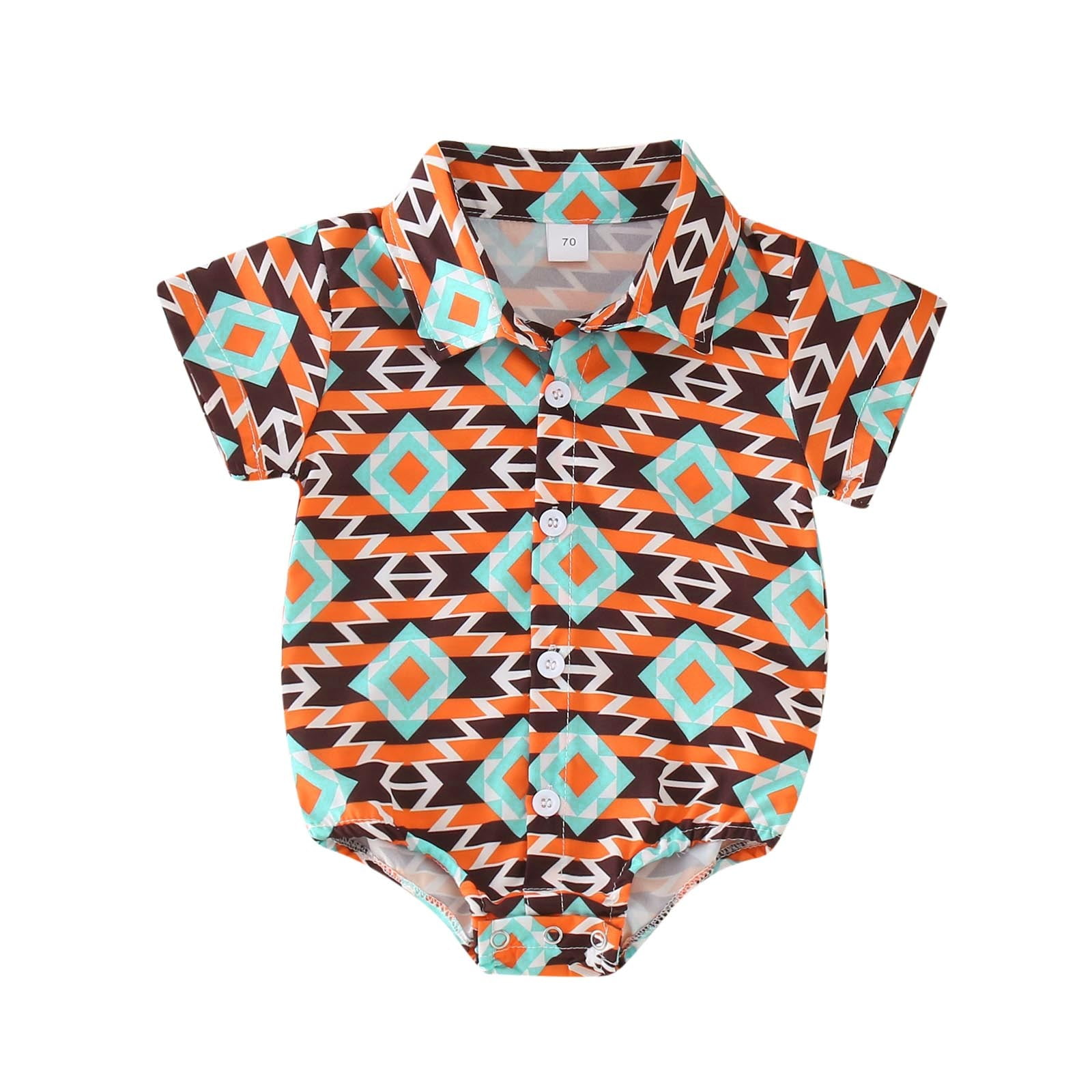 Boys Bodysuits,Boys Girls Short Sleeve Cartoon Prints Romper Bodysuits