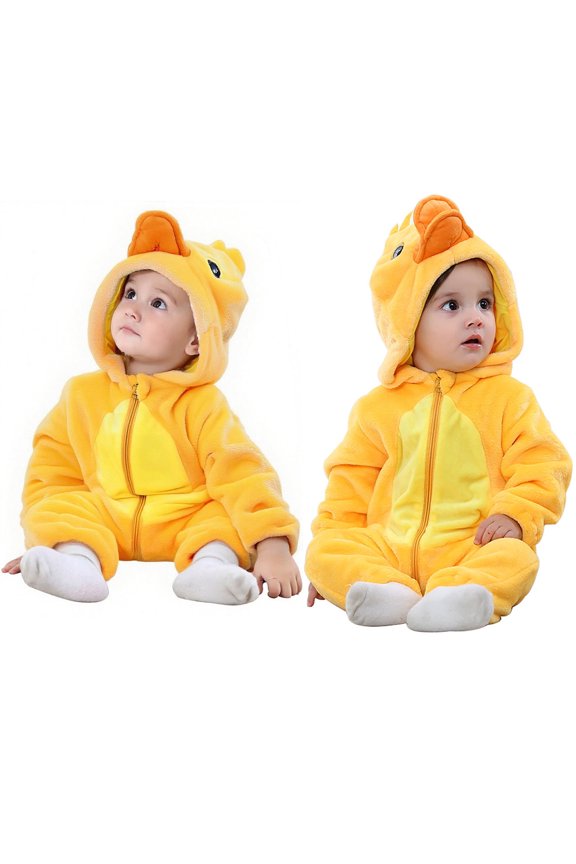 Boys Bodysuits Children's Baby Class A Flannel Crawl Suit Performance Suit for Young