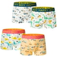 thumbnail image 1 of Boys' Boxer Briefs, 4 Pairs of Cotton Cartoon Pattern Briefs for Boys 2-12 Years Old, 1 of 7