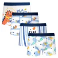 thumbnail image 1 of Boys Boxer Briefs, Toddler Kids Cotton Underwear Dinosaur Printed Shorts Set 2-10 Years, 4 Pack, 1 of 6