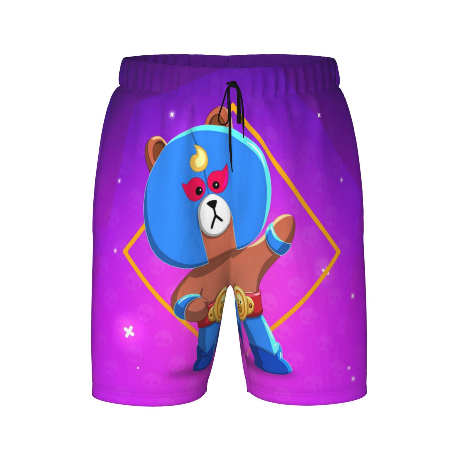 Boys Brawl Stars Swim Trunks Compression Liner Swim Shorts Quick Dry