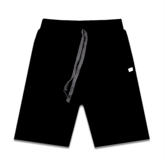 Boys Breathable Cotton Drawstring Shorts, Boys, Black, 2T