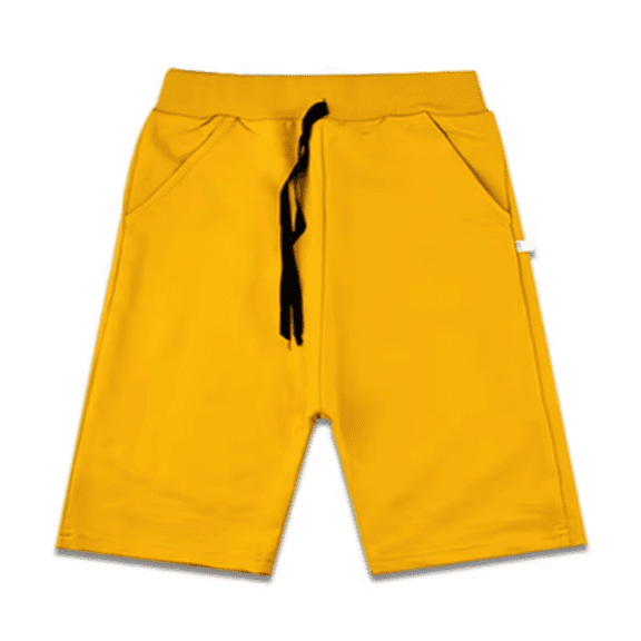 Boys Breathable Cotton Drawstring Shorts, Boys, Gold, 5T