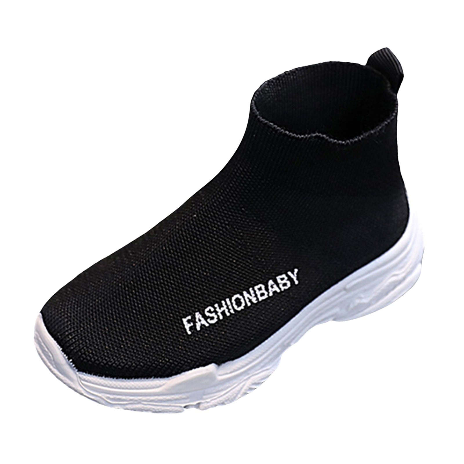 Boys Breathable Sneakers Mesh Lightweight Casual Slip On High Top 