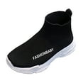 thumbnail image 1 of Boys Breathable Sneakers Mesh Lightweight Casual Slip On High Top Athletic Running Walking Shoes, 1 of 6