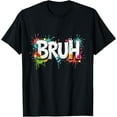 thumbnail image 1 of Boys Bruh Meme Funny Saying Kids T-Shirt, 1 of 4