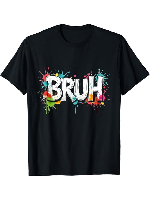 Boys Bruh Meme Funny Saying Kids T-Shirt