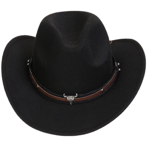 Boys Bucket Hat 3-18 Years Childrens Woolen Hat With Upturned Cowboy Hat Head Accessory Solid Color Top Hat Wide Brimmed Hat Summer Cap