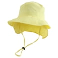 thumbnail image 1 of Boys Bucket Hat 3-6 Years Toddler Baby Sun Hat Solid Color Unisex Kids Summer UPF 50+ For Boys Girls Adjustable Beach Hats With Bucket Wide Brim Age 1 7 Years Summer Cap, 1 of 5