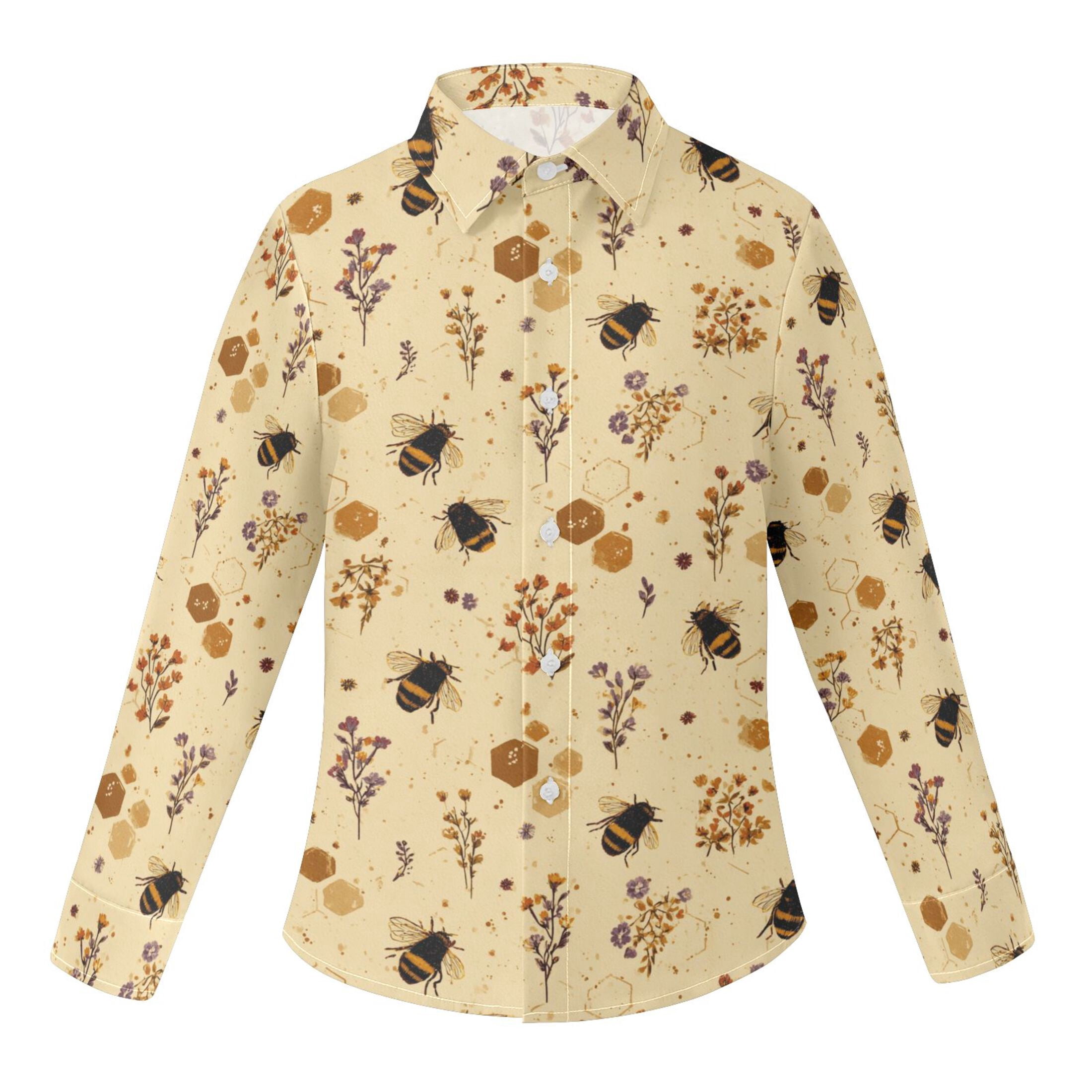 Boys' Button Down Shirt with Long Sleeves Wrinkle-Resistant Easy-Care ...