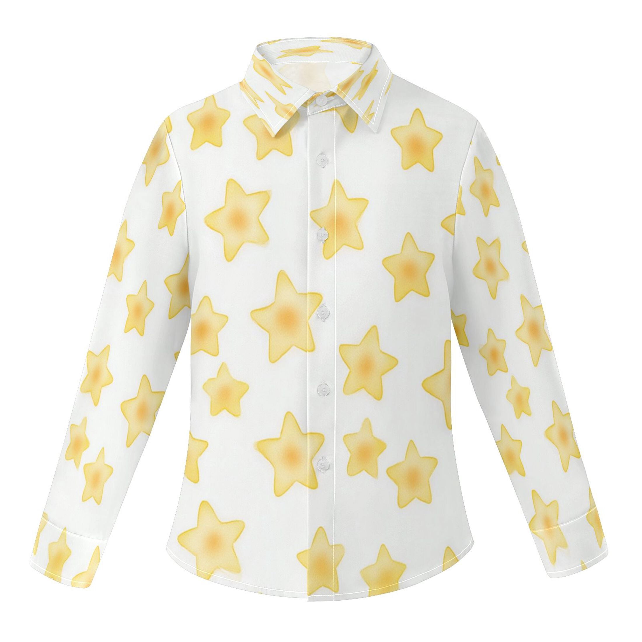 Boys' Button Down Shirt with Long Sleeves Wrinkle-Resistant Easy-Care ...