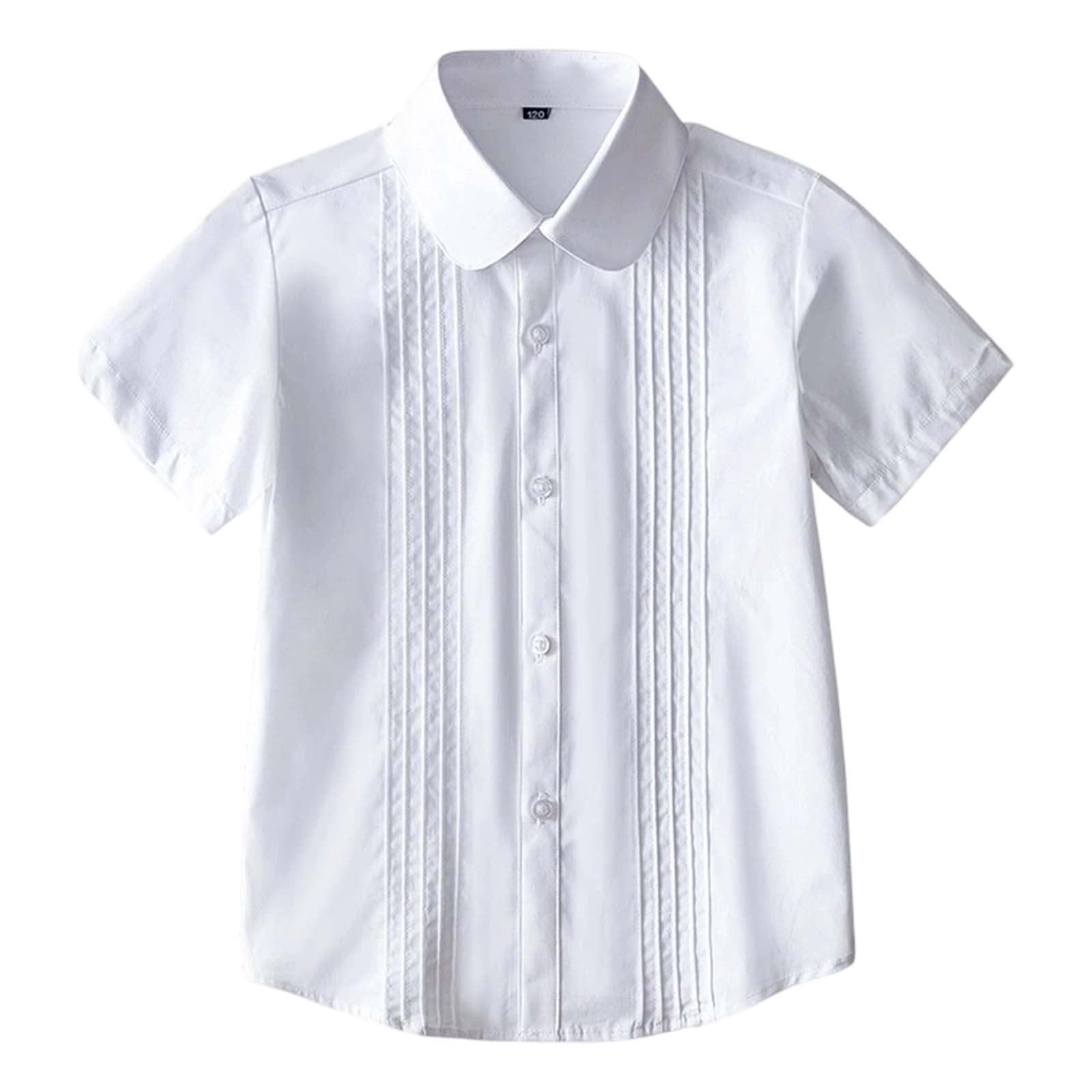 Boys' Button Down Shirts Boys Formal Outfit Boys White Dress Shirt ...