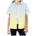 thumbnail image 1 of Boys Button Down Shirts Short Sleeve Boys Linen Button Down Shirts Kids Long Sleeve Dress Shirts School Uniform Shirt 5-14 Years Boys Dress Shirts 8-10, 1 of 4