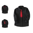 thumbnail image 1 of Boys Button Up Shirt Slim Fit Dress Shirts with Tie School Shirt Dress Clothes 13-14 Years, 1 of 4