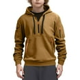 thumbnail image 1 of Boys Cargo Hoodies Casual Long Sleeve Fleece Sweatshirt Loose Trendy Hooded Pullover Tops with Pocket, 1 of 5