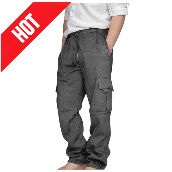 Boys Cargo Jogger Pants Parachute Pants Multi Pockets Lightweight Cotton Teens Trousers Weekend Teens 3-14 Years