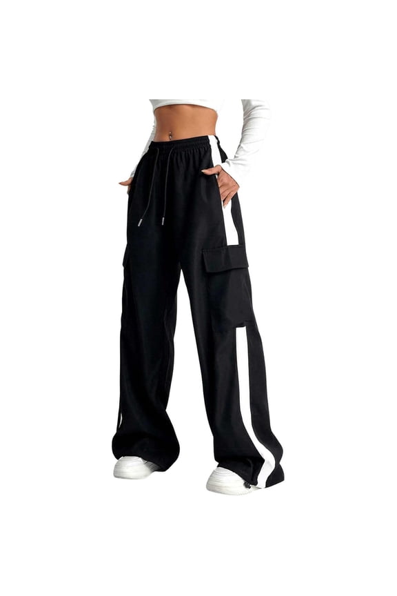 Boys Cargo Pants Black Sweatpants Men Elastic Waist Quick Dry Lightweight Hiking Pants Boys School Uniform Pants 13-14 years