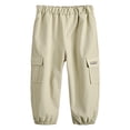 thumbnail image 1 of Boys Cargo Pants Jogger High Waisted Wide Leg with Pocket Loose Fit Active Pants Pull On Boys Clothes 5-6 Years, 1 of 4