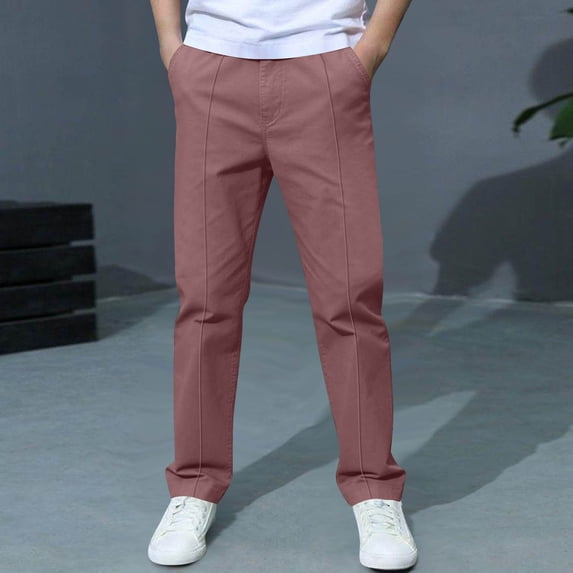 Boys Cargo Pants Kids Hiking Pants Toddler Lightweight Joggers Sweatpants Pink 5-6 Years
