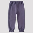 thumbnail image 1 of Boys' Cargo Pants Purple Cargo Pants Stretchy Relaxed Casual Cargo Jogger Pants Boys Uniform Pants 8-9 Years, 1 of 5