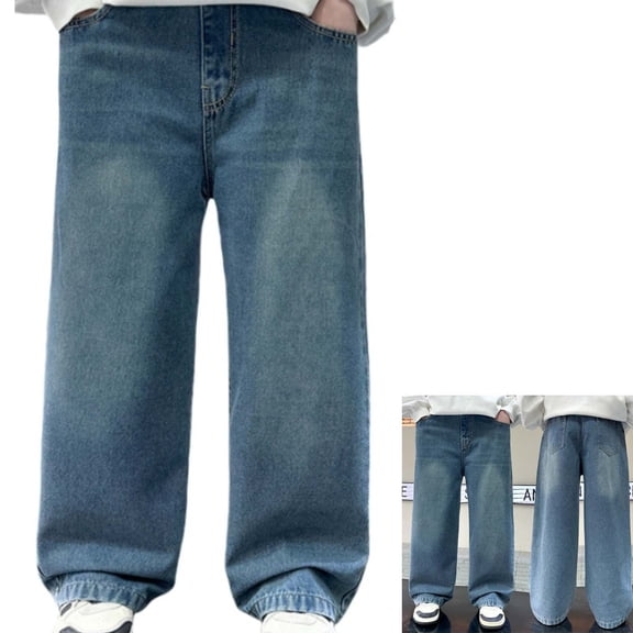 Boys Cargo Pants with Full Elastic Waistband Comfortable Regular Fit Trousers for Kids Age 4 to 12 Years