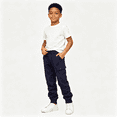 thumbnail image 1 of Boys Cargo Sweatpants Casual Soft Relaxed Fit Elastic Waist Kids Joggers Active Pants Navy 6-14 Years, 1 of 8
