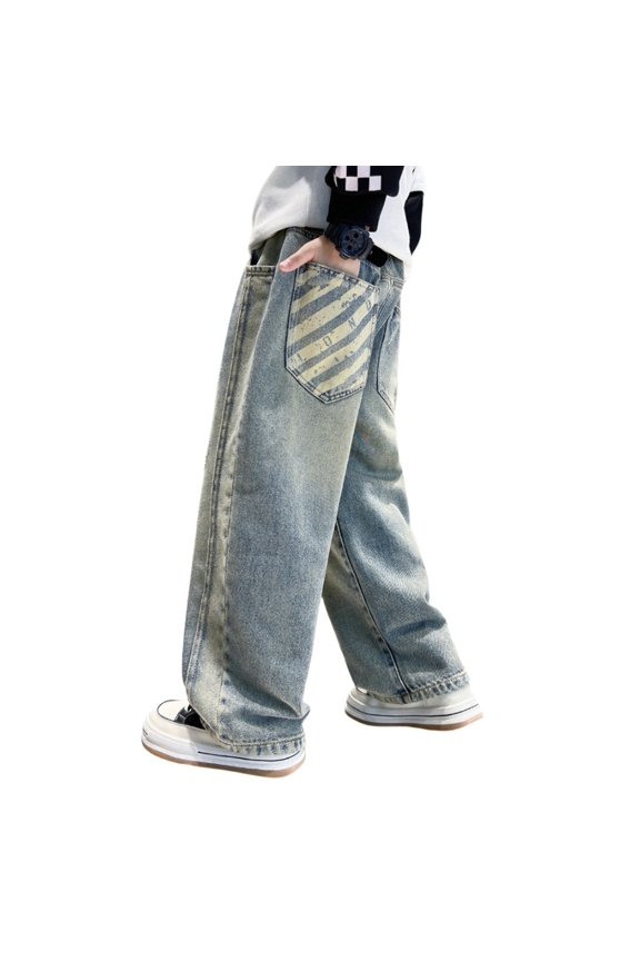 Boys Cargo Trousers Fully Elastic Waist Trousers Regular Fit Age 4 12 Years Clothes