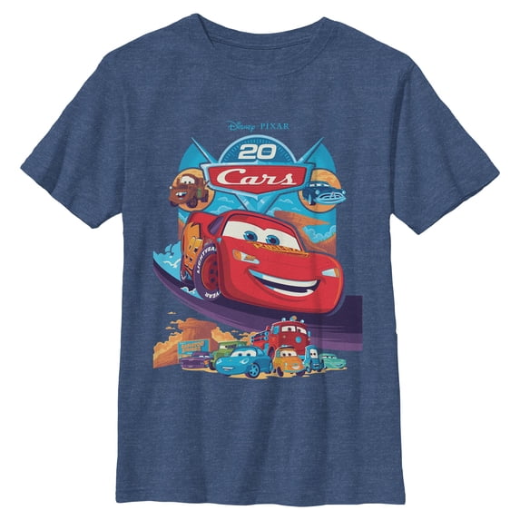 Boys Cars Anniversary Poster T Shirt
