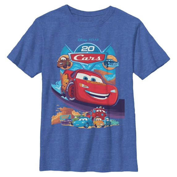 Boys Cars Anniversary Poster T Shirt