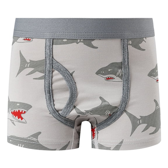 Boys' Cartoon Car Pattern Boxer Briefs Underwear - Soft, Breathable, and Stylish for Active Boys