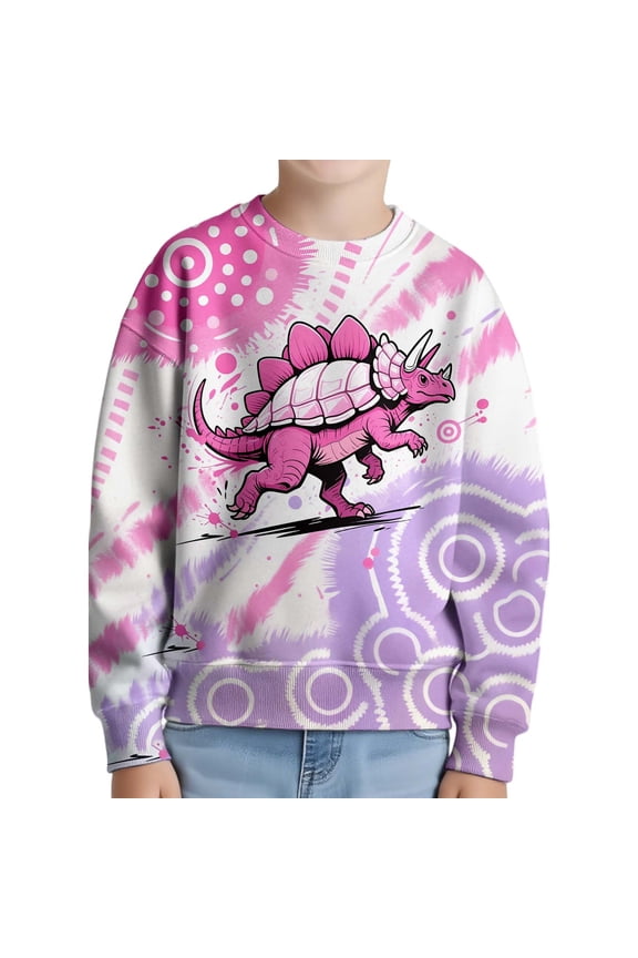 Boys' Cartoon Pattern Crew Neck Long Sleeve Sweatshirt (1Y 7Y) 2t Toddler Clothes Boys Picture Day Outfits for School Life of Agony Hoodie Sweeter Hoodie Baby Boys Jacket Hooey Hoodie for Boys Boys