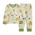 thumbnail image 1 of Boys Cartoon Print Pajama Set Long Sleeve Two Piece Outfit Comfortable Sleepwear for Kids and Toddlers Autumn Loungewear, 1 of 2