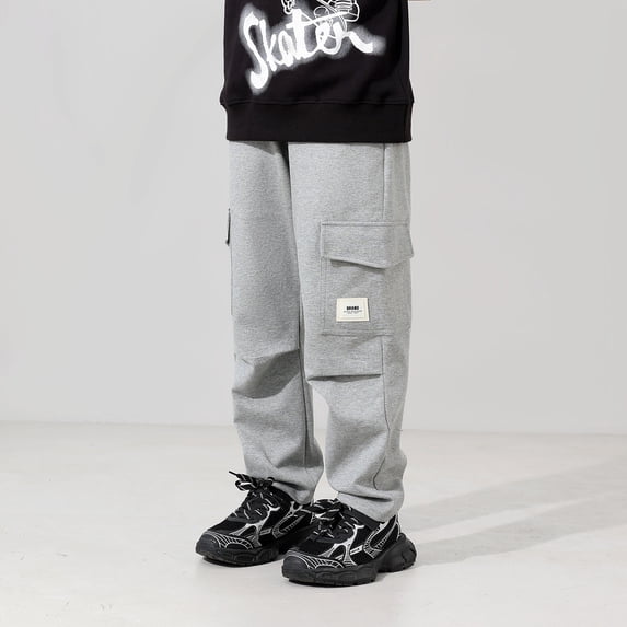 Boys Casual Loose Fit Sports Trousers Lightweight Elastic Waist Playwear For Outdoor Daily Activities Tween Kids Summer Soft Comfy Trousers Y2K Streetwear Cute Teen Basic Pants