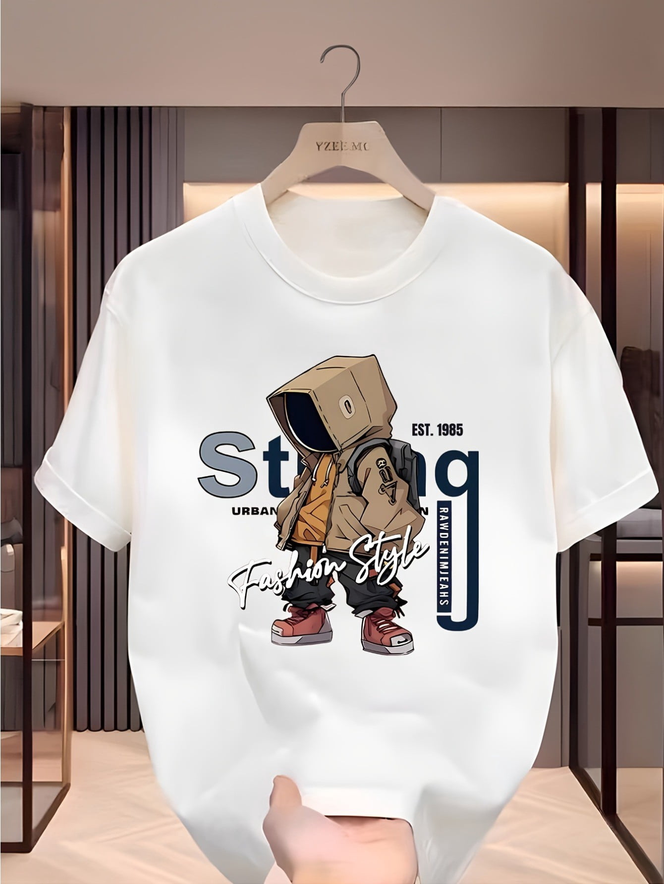 Boys' Casual Outdoor Short Sleeve T-Shirt with Astronaut Graphic ...
