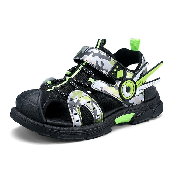 Boys Casual Sandals Children Outdoor Soft Sole Close Toe Sport Beach Sandals (Toddler/Little Kid/Big Kid)