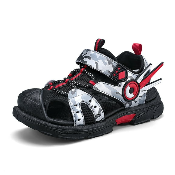 Boys Casual Sandals Children Outdoor Soft Sole Close Toe Sport Beach Sandals (Toddler/Little Kid/Big Kid)