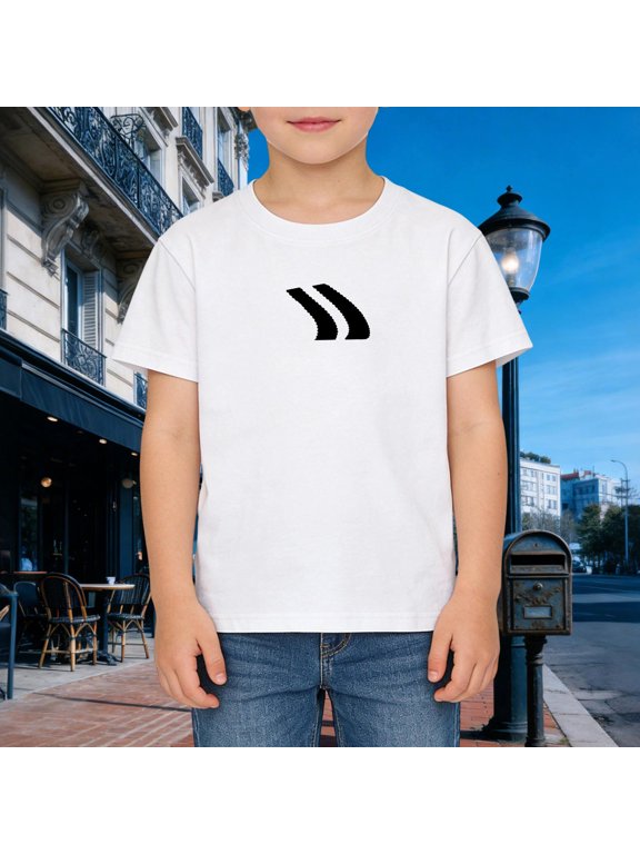 Boys Casual Shirt Classic Stylish Short Sleeve T-Shirts Relaxed Fit Regular Crew Neck Tees Kids Summer Clothes 12-13 Years