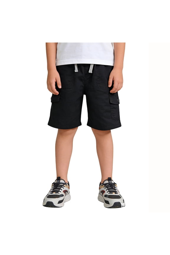 Boys Casual Summer Shorts Lightweight Woven Comfortable Elastic Waistband Kids Five Point Pants Outfit Playwear Boy Toddler 2t Shorts Big Boys Clothes Baby Shorts 3-6 Month Boy Shorts Girls