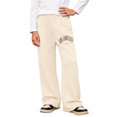 thumbnail image 1 of Boys Casual Sweatpants Wide Leg Open Bottom Trousers Boys Trousers 12 DrawstringElastic Waist School Athletic Pants Size 13-14 Years Beige, 1 of 9
