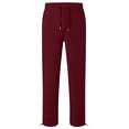 thumbnail image 1 of Boys Casual Wide Leg Sweatpants With Elastic Waist Long Trousers Outdoor Pants For Kids Drawstring, 1 of 5