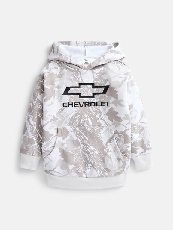 Boys' Graphic Logo Hoodie with Long Sleeves, Size 4-18