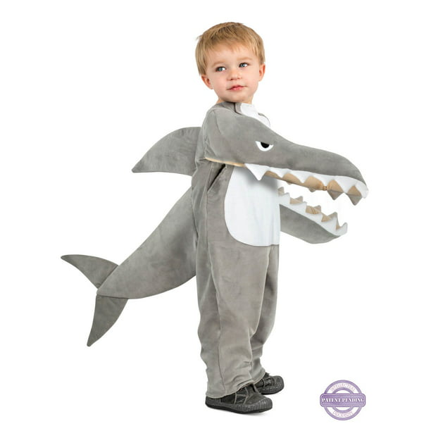 Boys Chompin' Shark Costume - Walmart.com