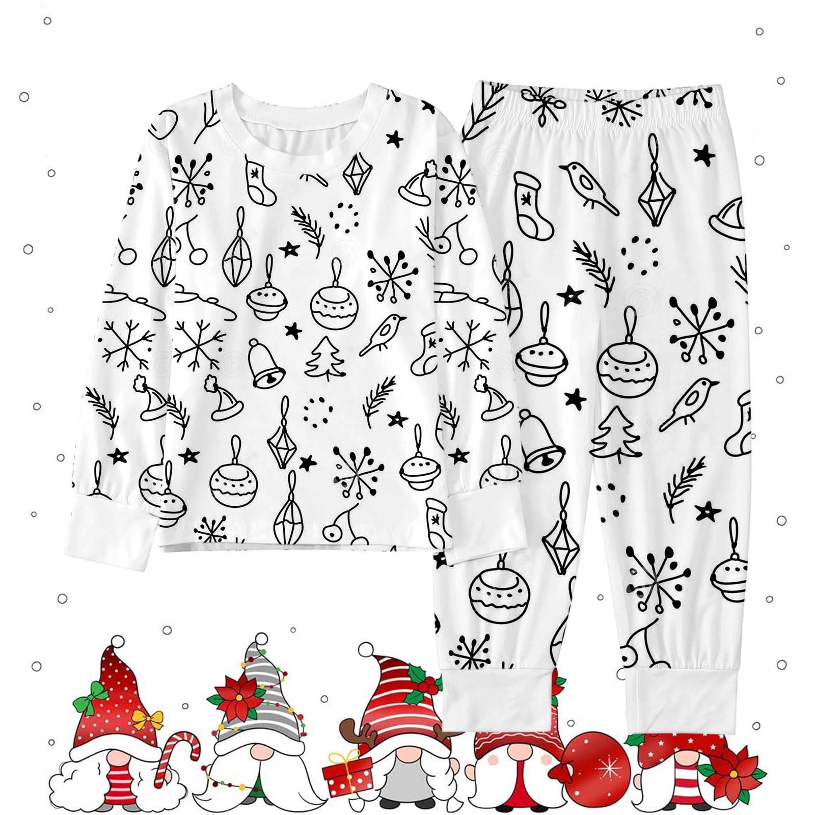 Boys Pima Christmas Hippopotamus Pajama Set main image 1