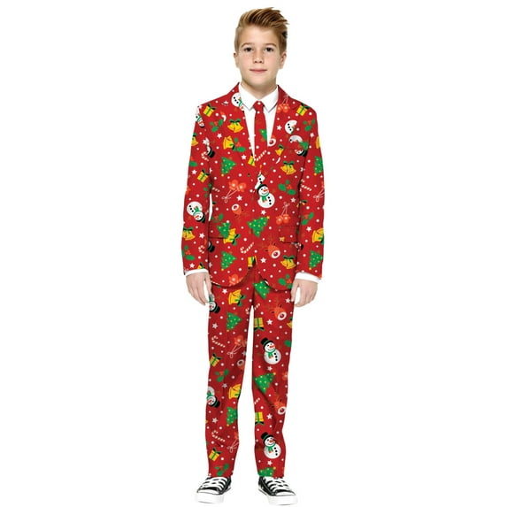 Boys Christmas Red Md