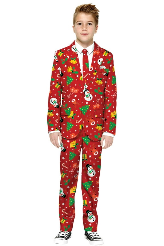 Boys Christmas Red Md