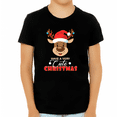 thumbnail image 1 of Boys Christmas Shirt Cute Cool Reindeer Christmas Shirts for Boys Christmas Shirts for Kids, 1 of 5