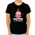 thumbnail image 1 of Boys Christmas Shirt Cute Santa Pig Christmas Shirts for Boys Christmas Shirts for Kids, 1 of 5
